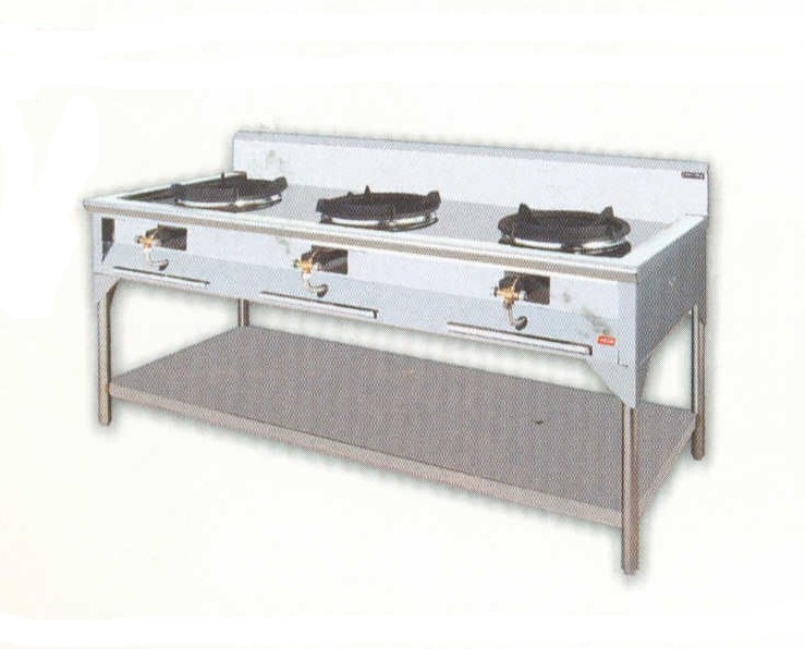 管腳型快速炒菜爐(三爐)