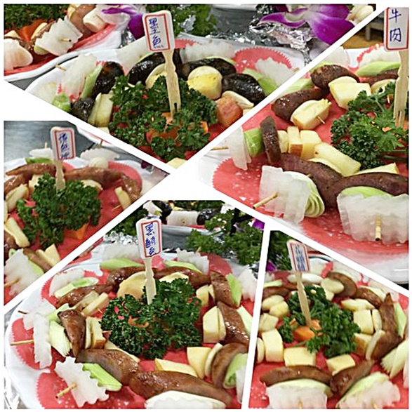 東港海陸五味香腸大拼盤