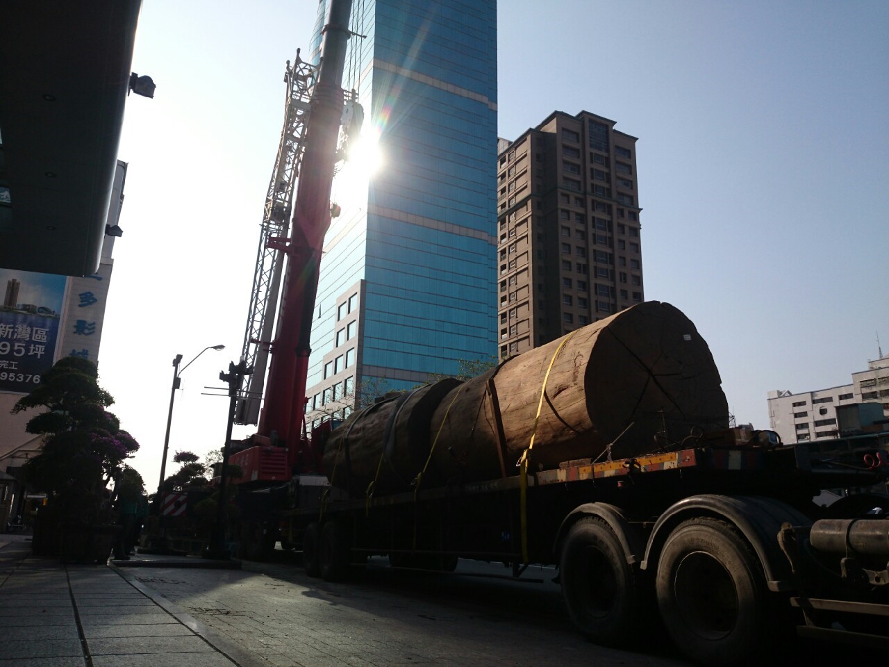 綺麗珊瑚館吊掛作業
