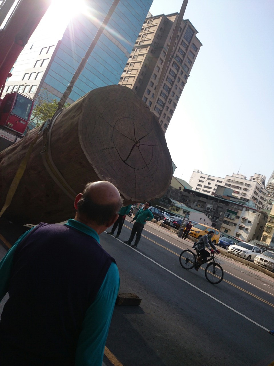 綺麗珊瑚館吊掛作業