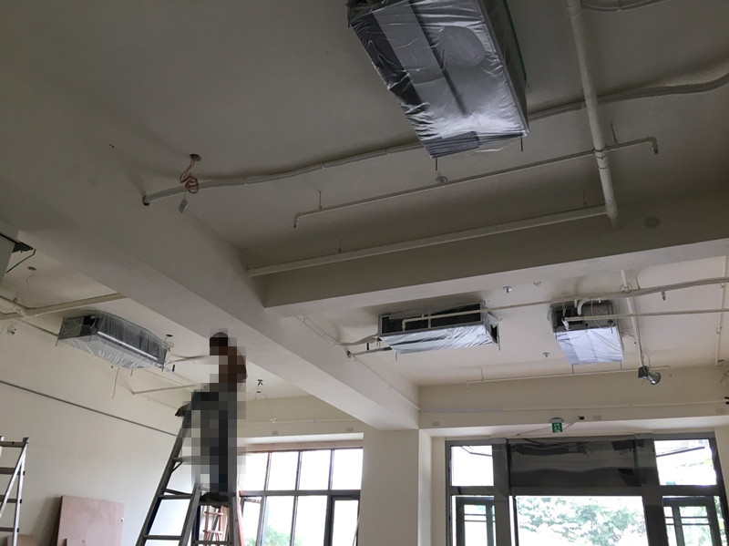 16-1F-送風機定位連接+排水配管