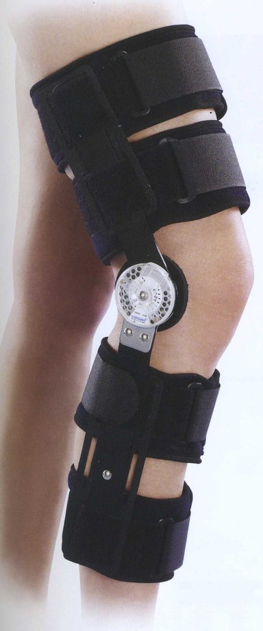 動態膝關節固定夾板