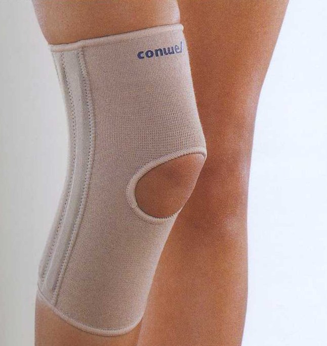 加強型雙彈簧條開洞護膝5706