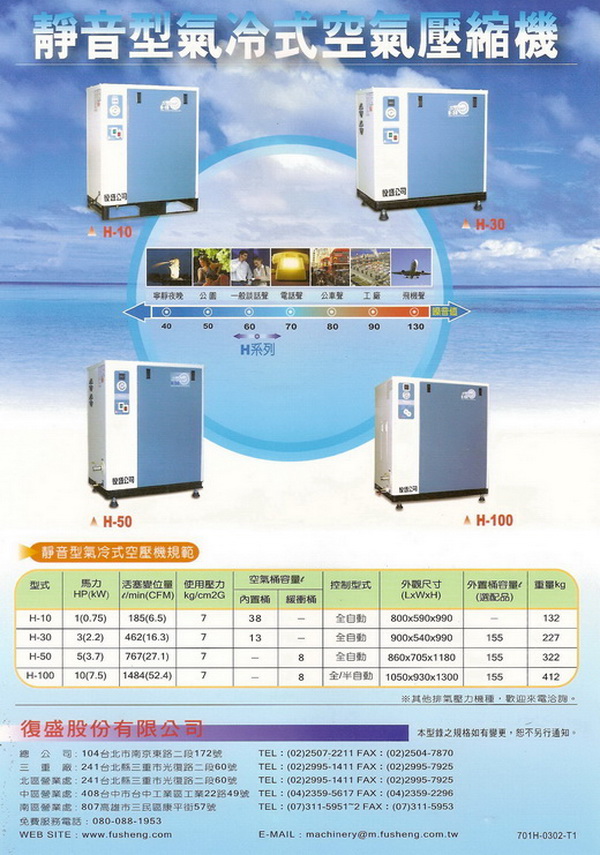 靜音型氣冷式空氣壓縮機2
