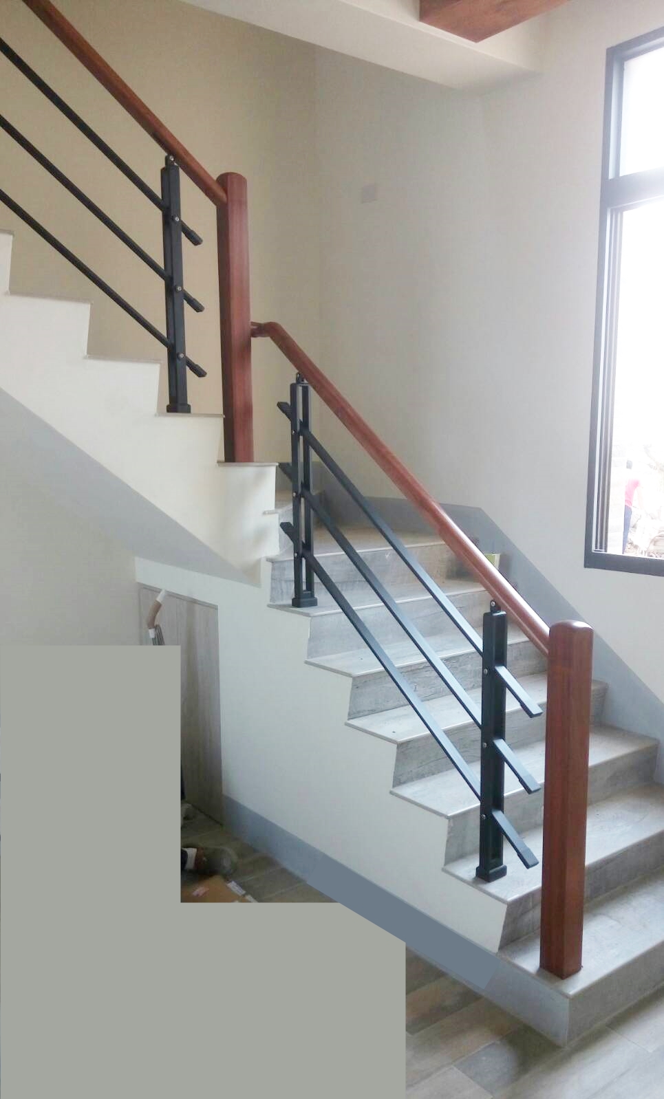 ♖吉信紅木樓梯地板扶手