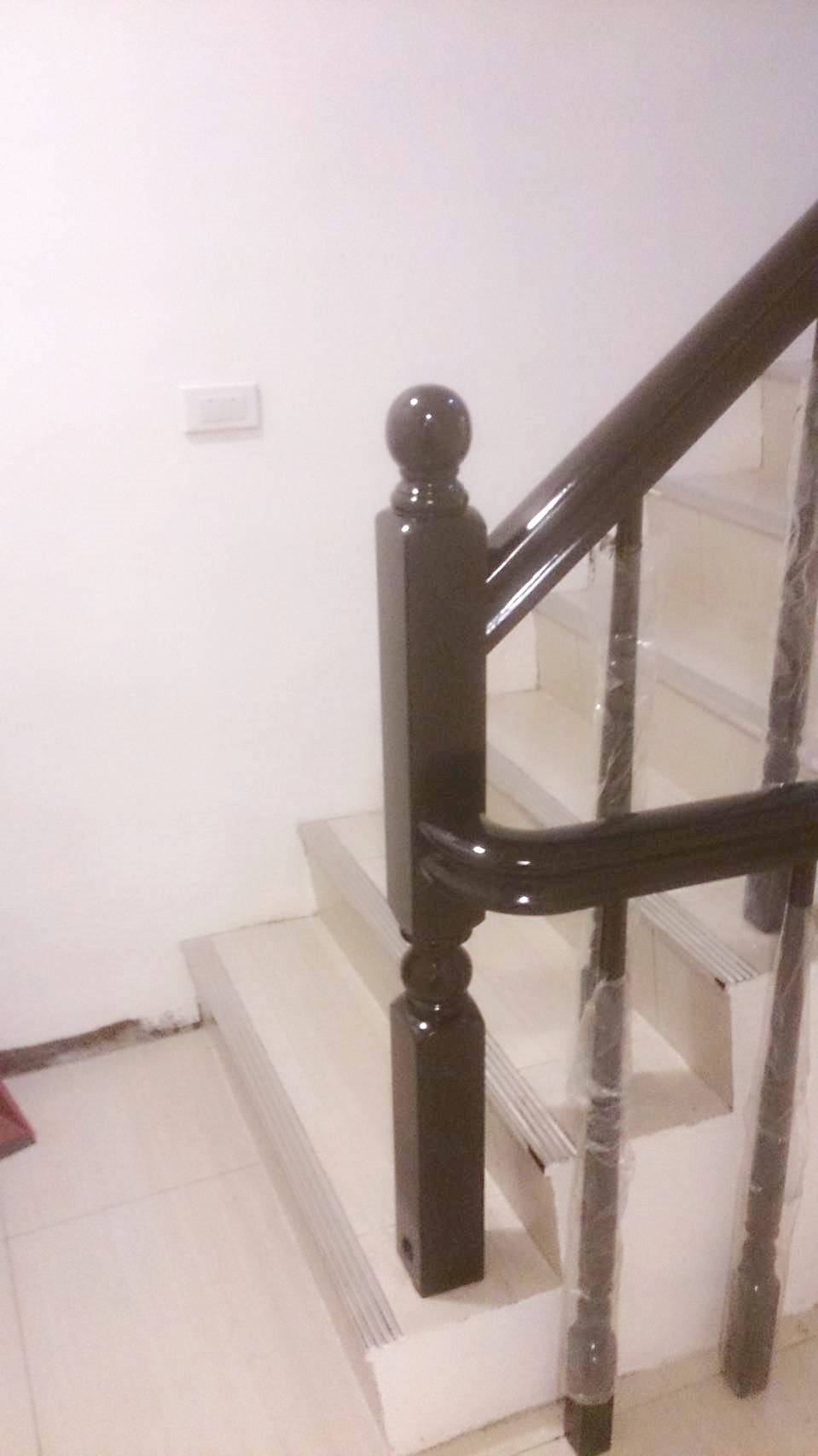 ♖吉信紅木樓梯地板扶手