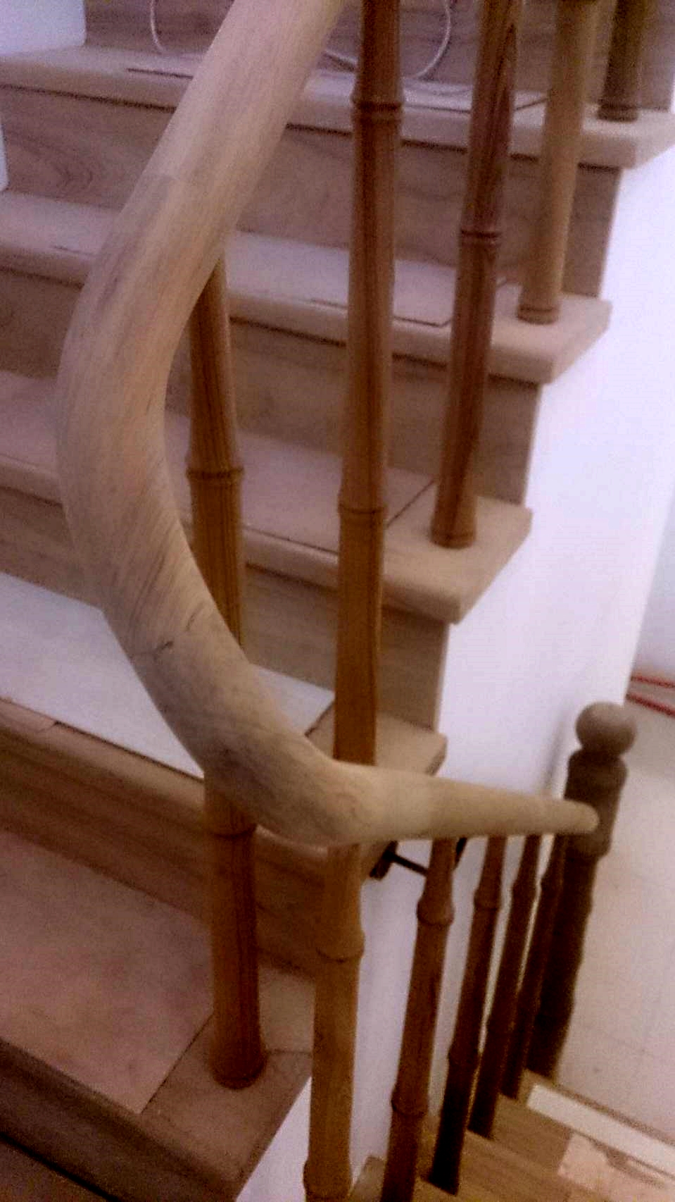 ♖吉信紅木樓梯地板扶手