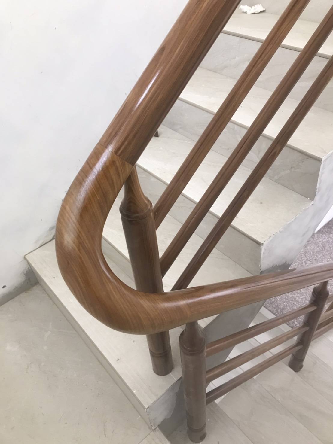 ♖吉信紅木樓梯地板扶手