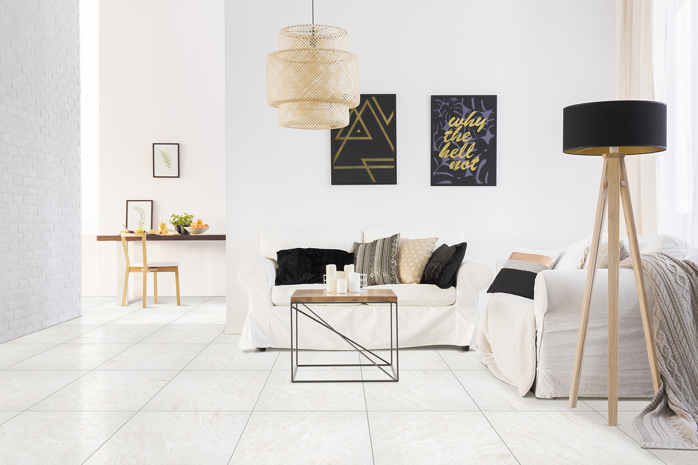 白馬磁磚施釉地磚全家福0S9010