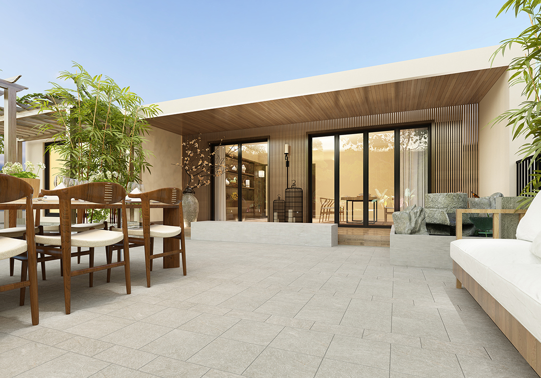 白馬磁磚石英晶釉瓷板傳家三代043G24