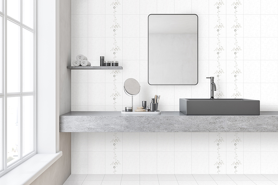 白馬磁磚施釉地壁套磚麗星03403