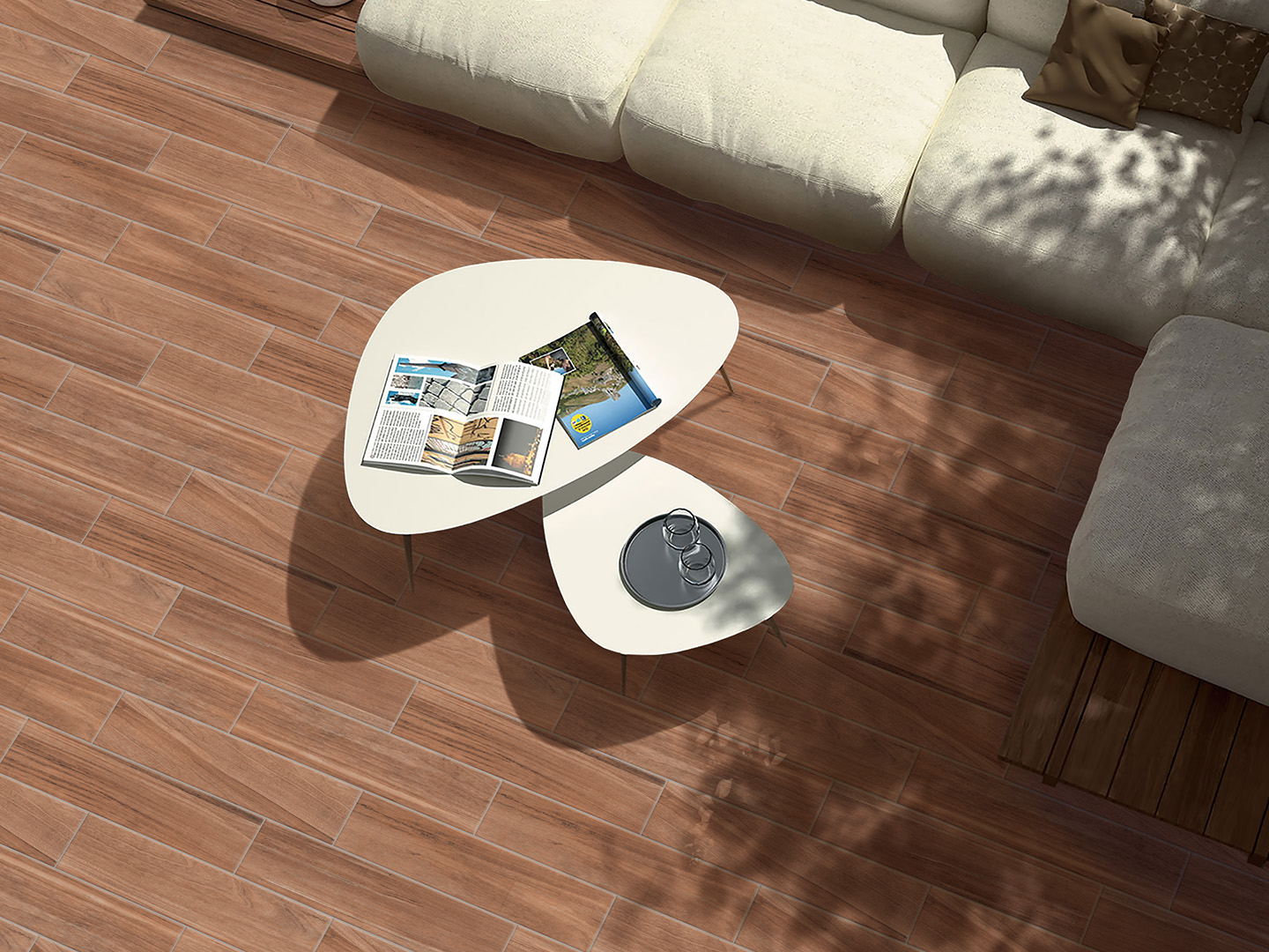 柏拉圖磁磚風尚實木-75884