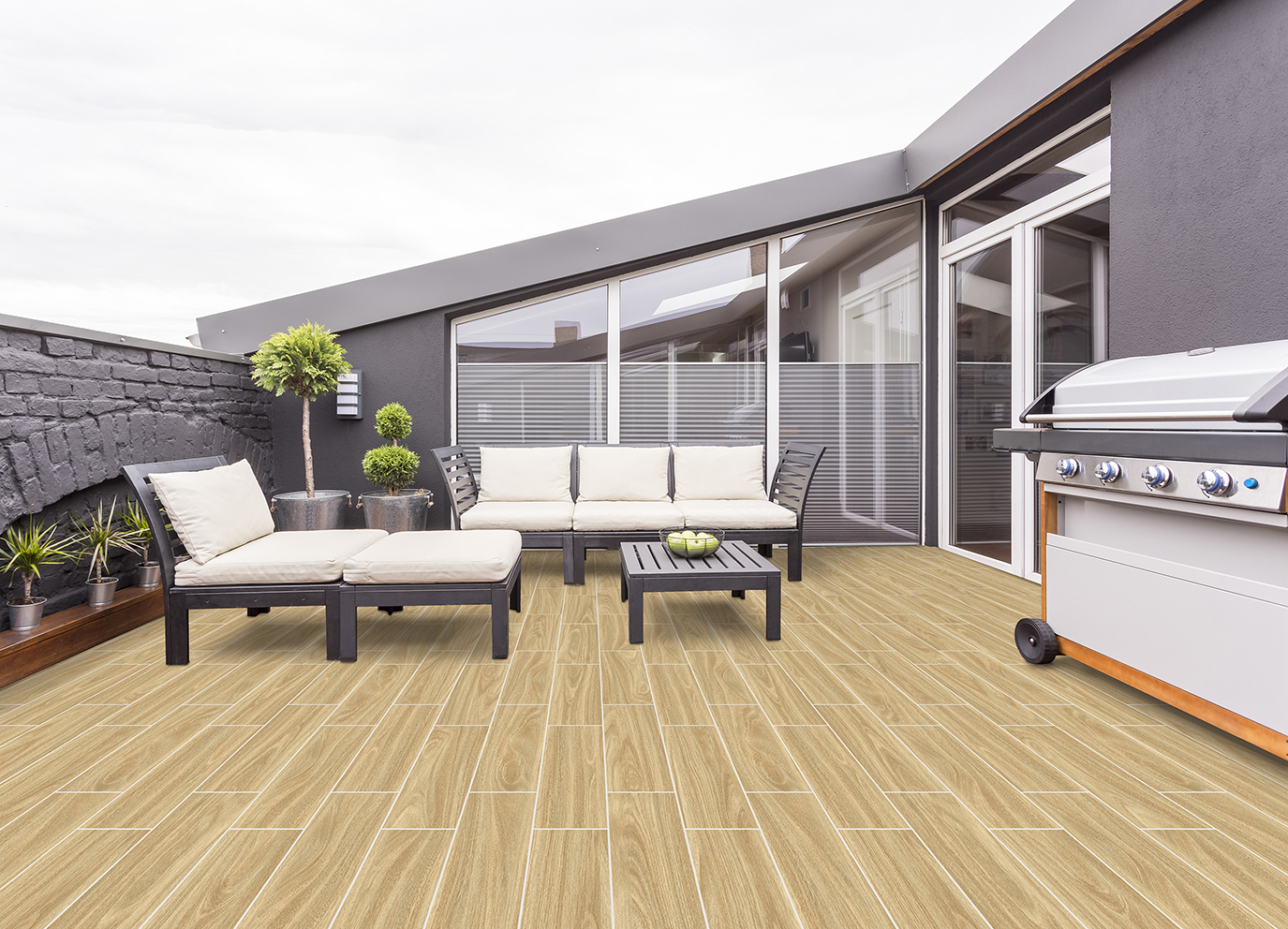 白馬磁磚石英晶釉瓷板挪威森林二代041H11