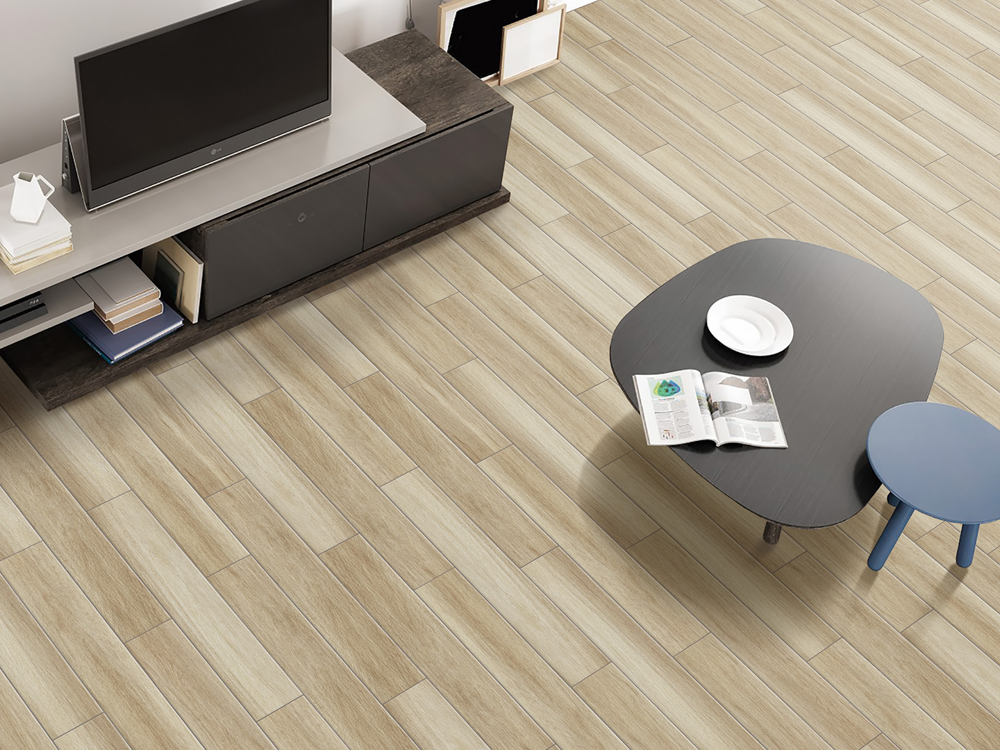 柏拉圖磁磚風尚實木-95871