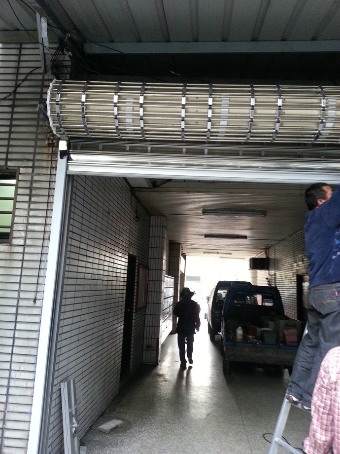 快速捲門不銹鋼管門片