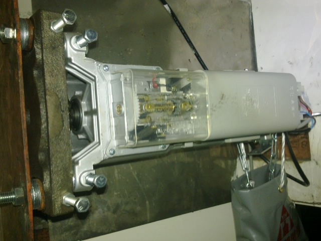 老舊馬達更換後的照片