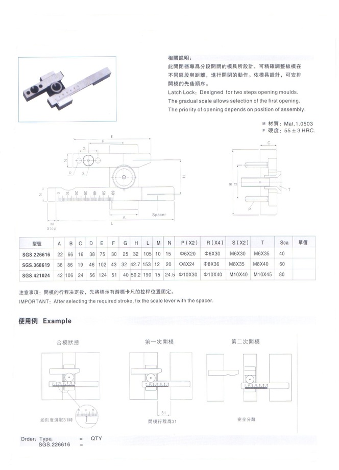 關閉器(西班牙式)