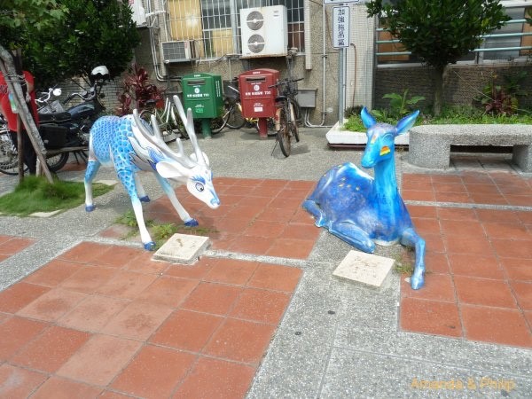 鹿彩繪--frp景觀工程