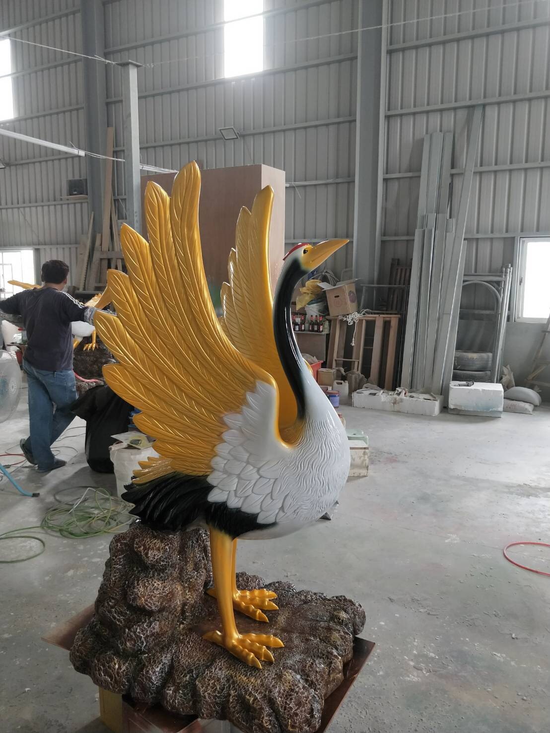 道教宮廟-仙鶴-景觀工程