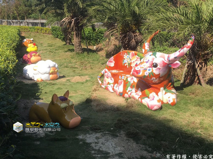 十二生肖-frp景觀工程