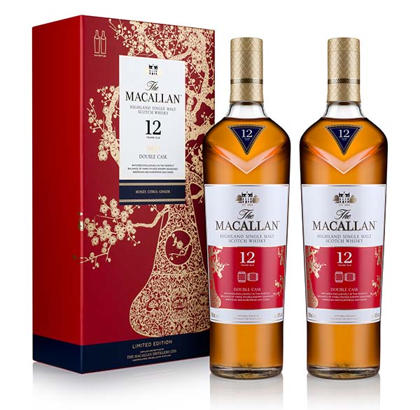 2019年春節禮盒-麥卡倫12年雙桶豬年