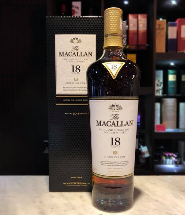 麥卡倫18年雪利桶單一麥芽威士忌