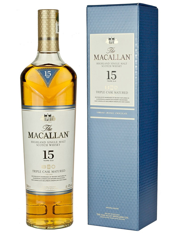 麥卡倫15年三桶單一麥芽威士忌