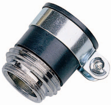 灰色橡膠接頭+白鐵束仔