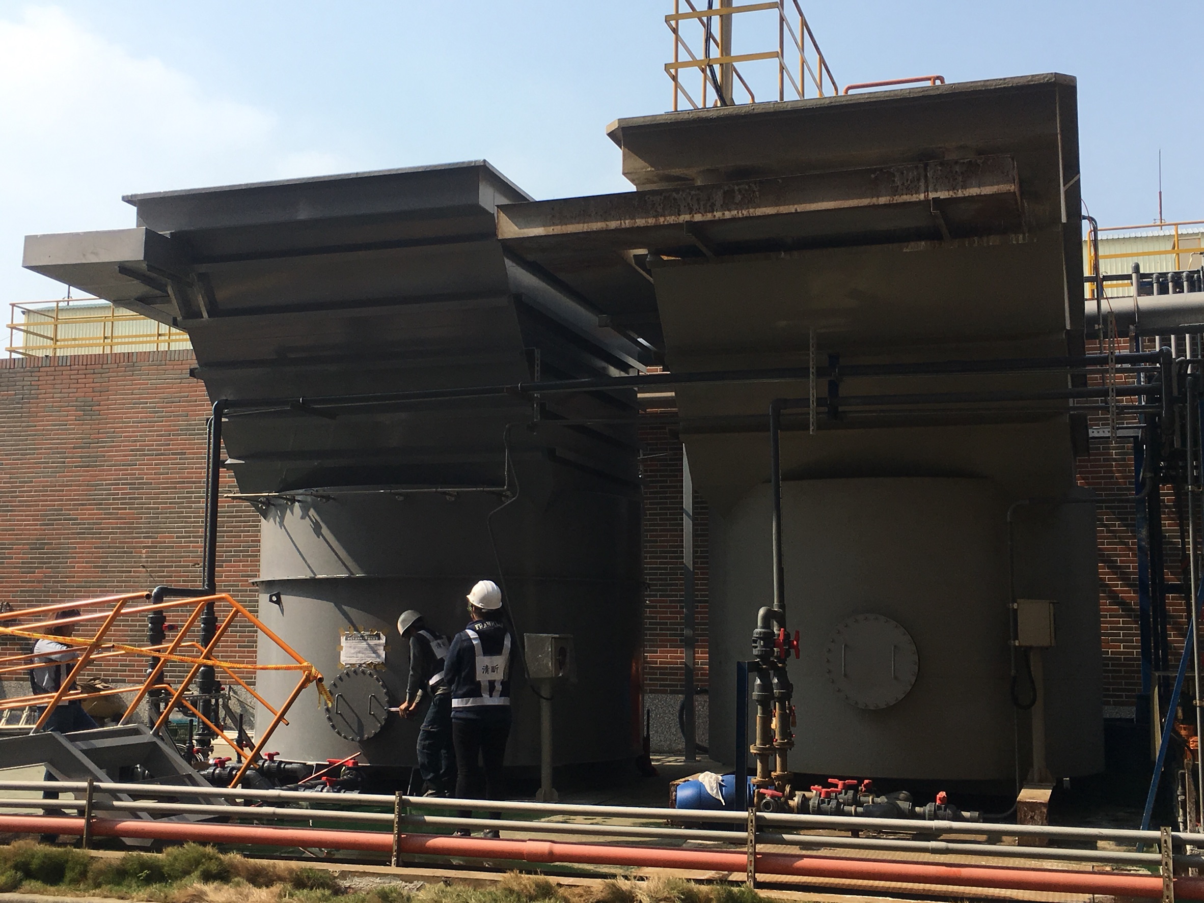 斜板式快速沉澱槽-安裝工程