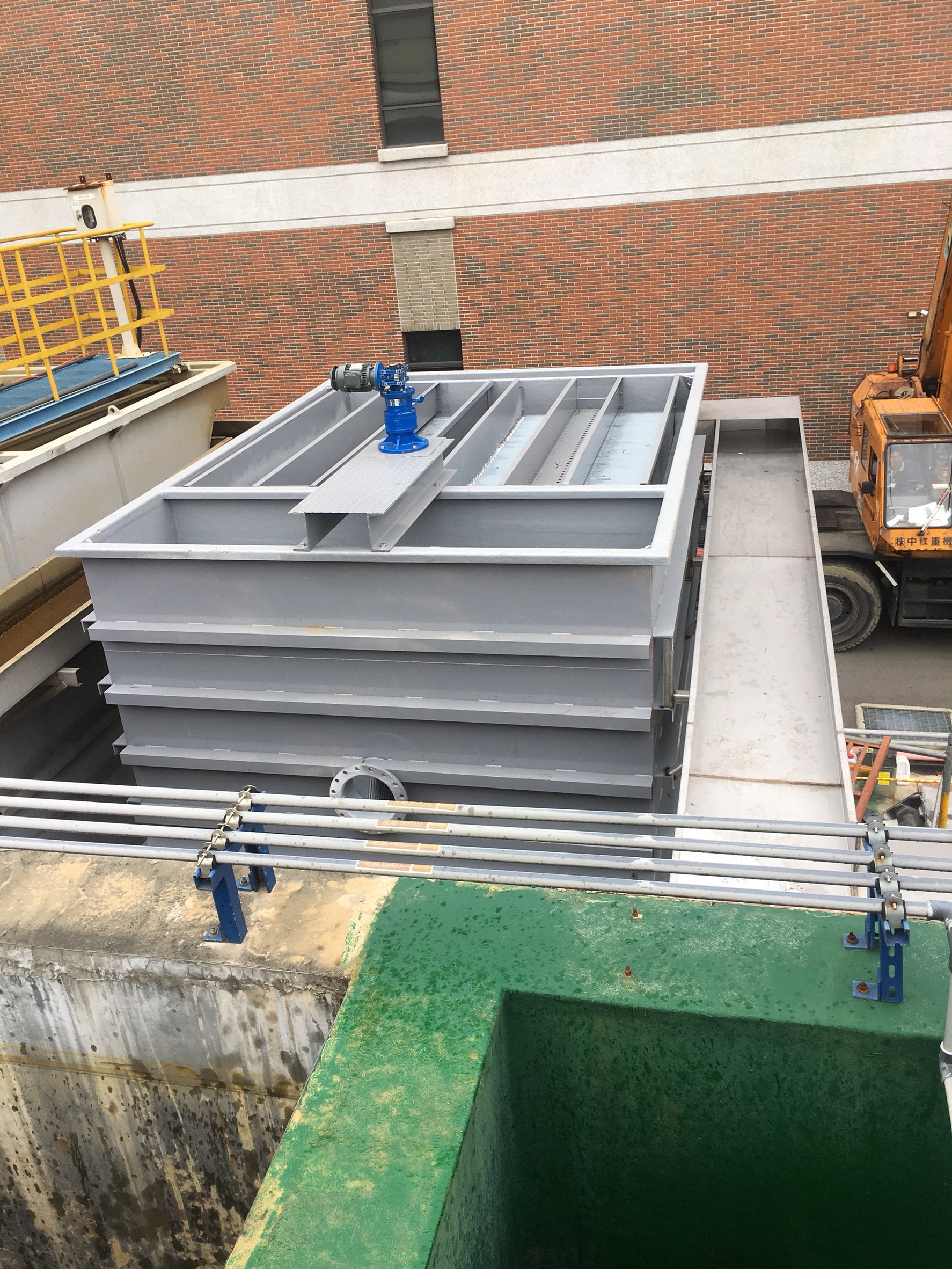 斜板式快速沉澱槽-安裝工程