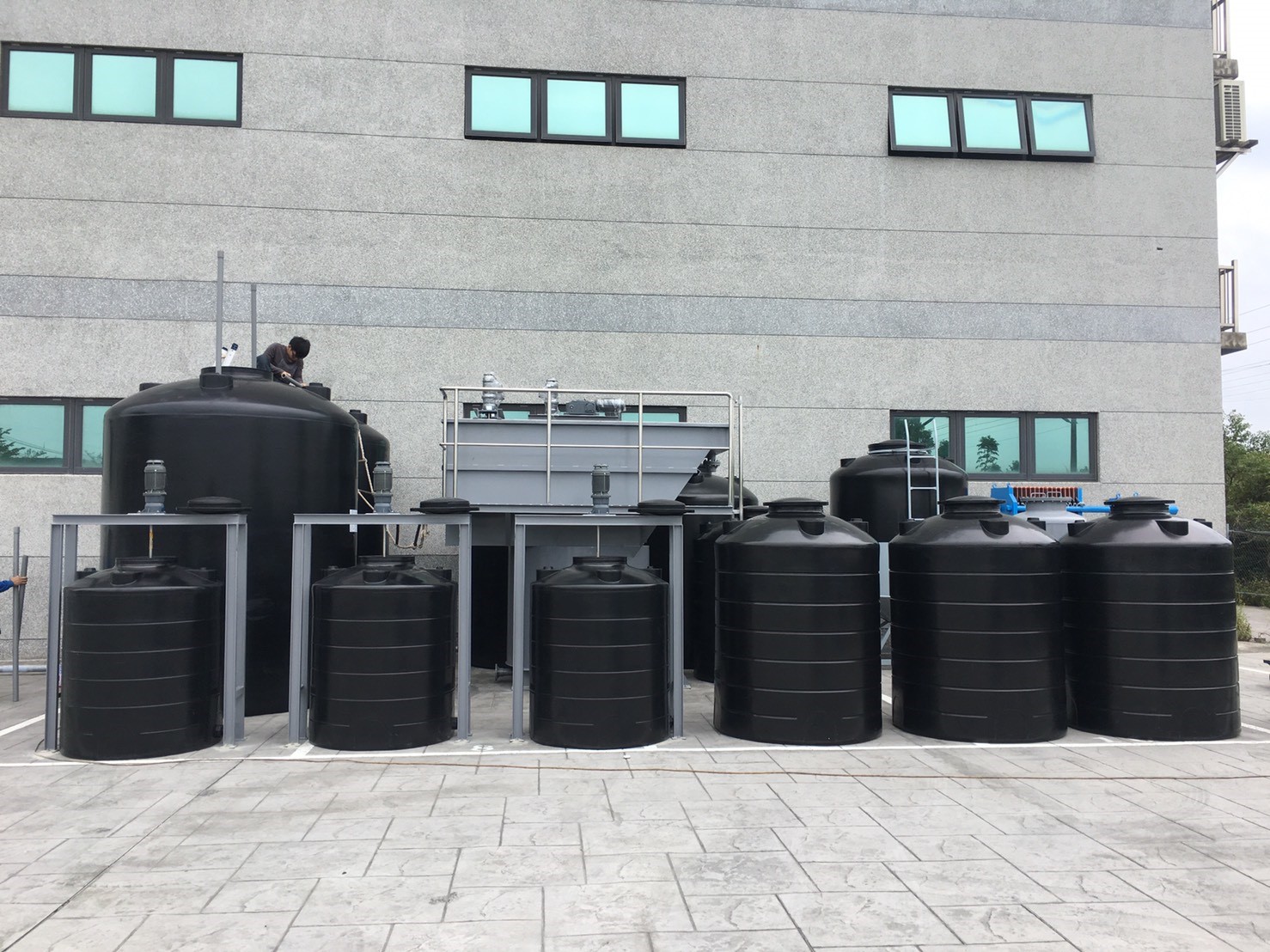 龍門架高分子攪拌機