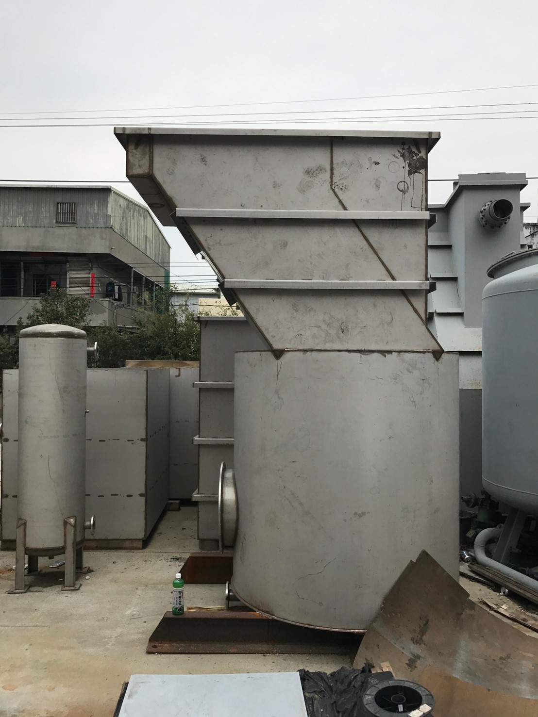 斜板式快速沉澱槽-製作過程