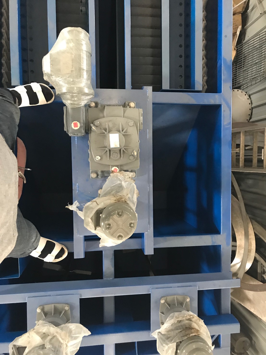 斜板式快速沉澱槽-製作過程