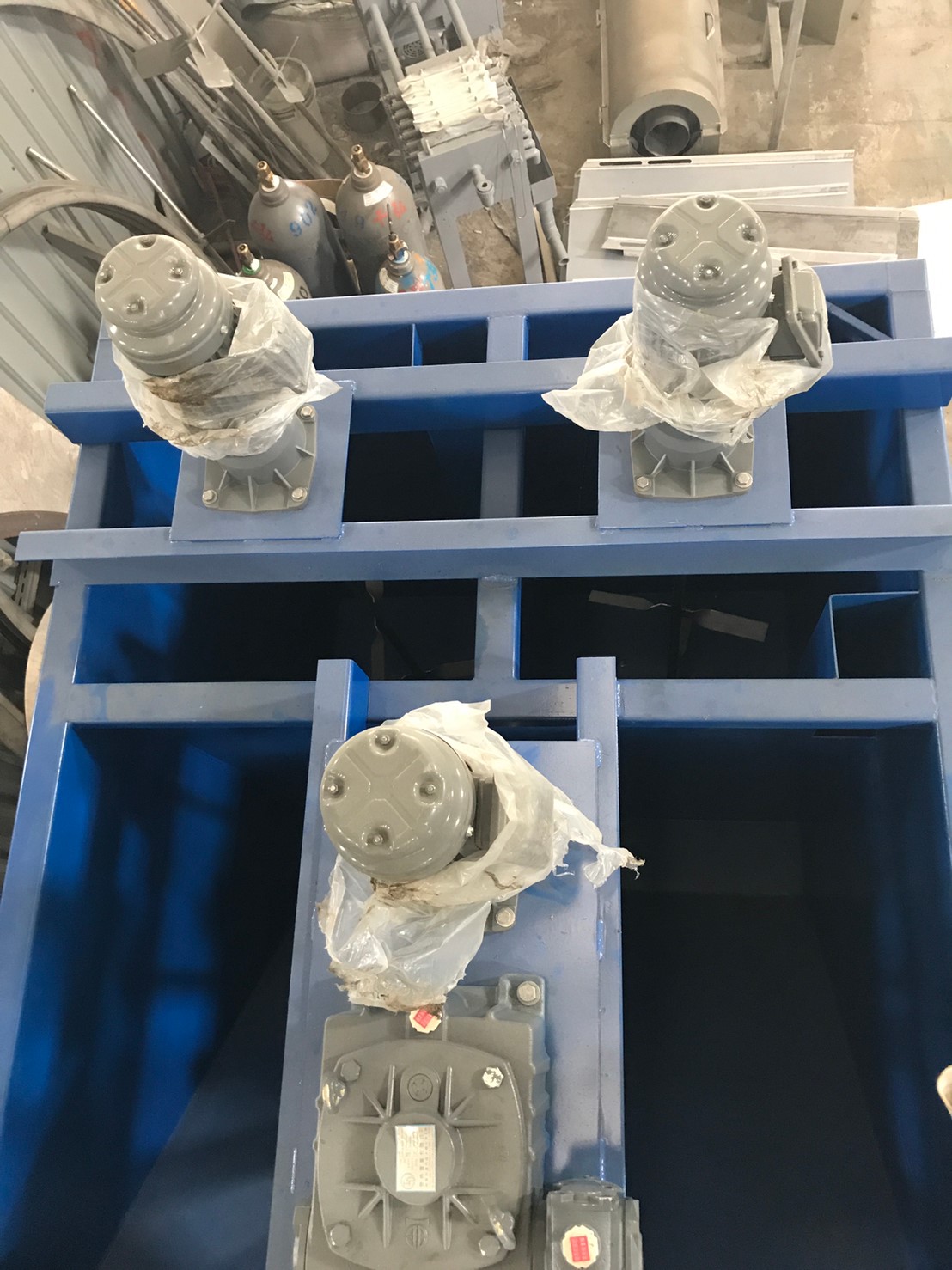 斜板式快速沉澱槽-製作過程