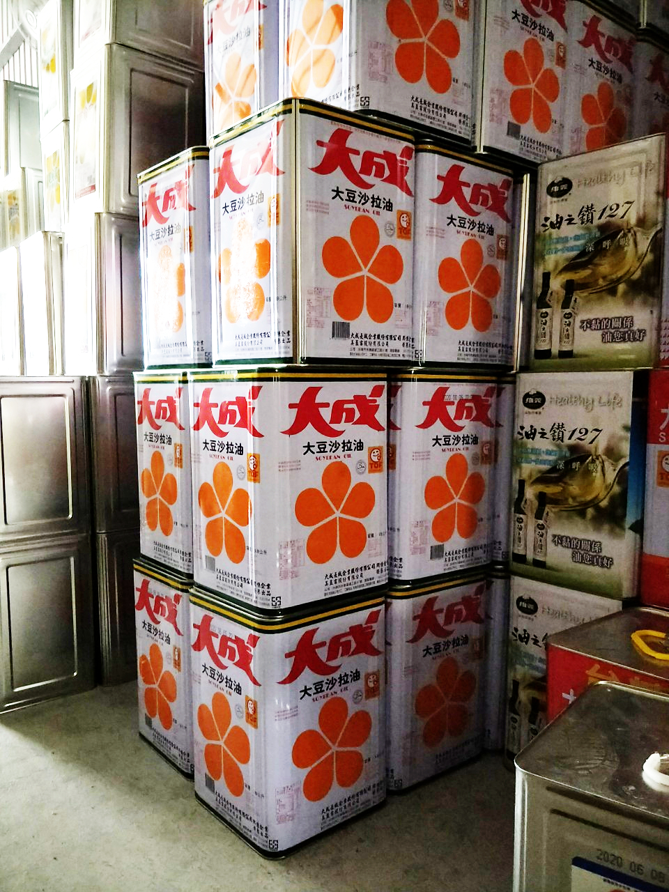 大成大豆沙拉油桶裝
