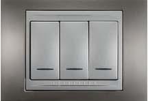 三切三路開關(夜光型附蓋板)