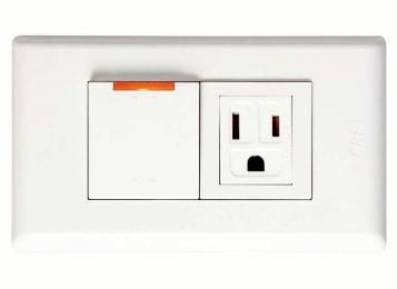 單開關單接地插座