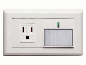 單開關單接地插座