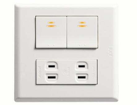 雙開關雙插座