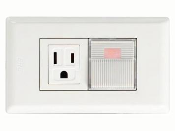 單開關單接地插座