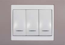 三切三路開關(夜光型附蓋板)