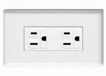 接地雙插座,接地雙插座(電木)
