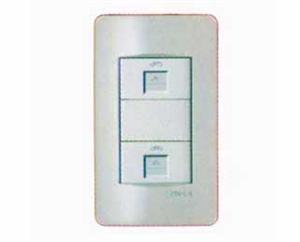 電話四蕊雙插座