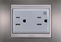 雙插座(接地型附蓋板)