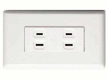 雙插座,雙插座(電木)