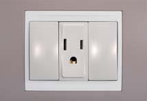 單插座(接地型附蓋板)