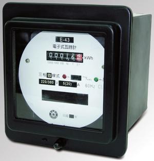 盤面型電子瓦時計