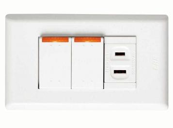 雙開關單插座