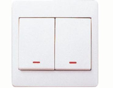 英規二鍵夜光雙切開關