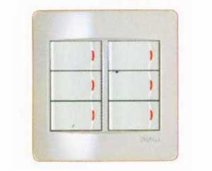 大面板二連六開夜光指示